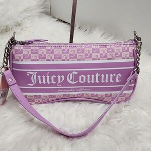 💜▪️Juicy Couture▪️ violet tulle fashionista shoulder bag